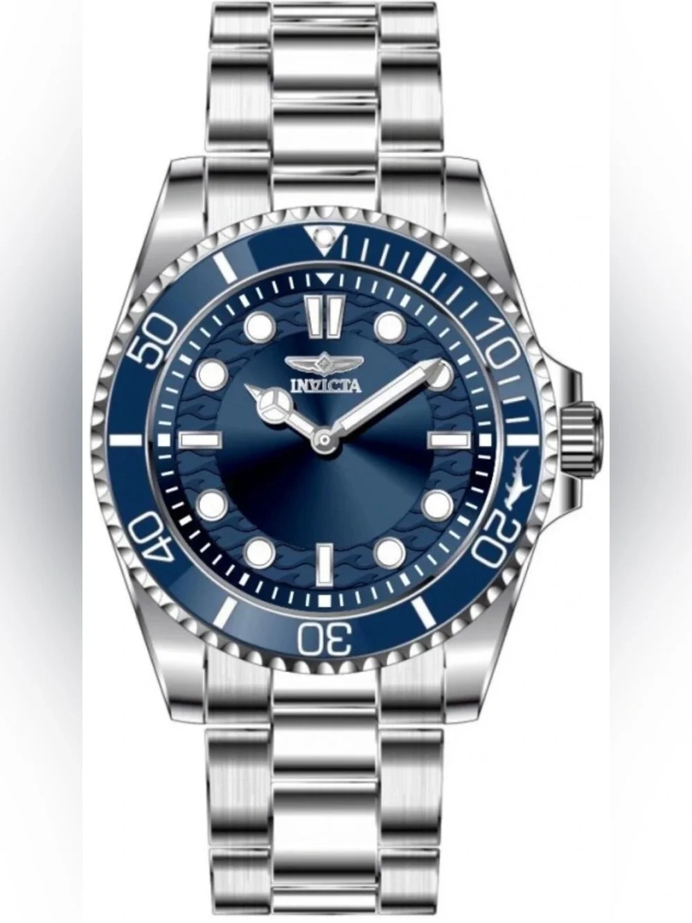 Invicta Pro Diver Kromatyk 50935 Men’s 43mm Blue Dial Quartz Watch 100M NIB